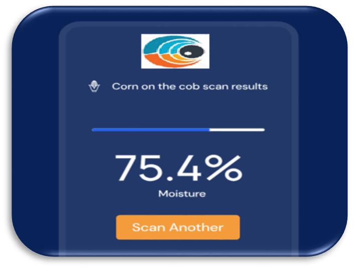 Spectrometer scan result